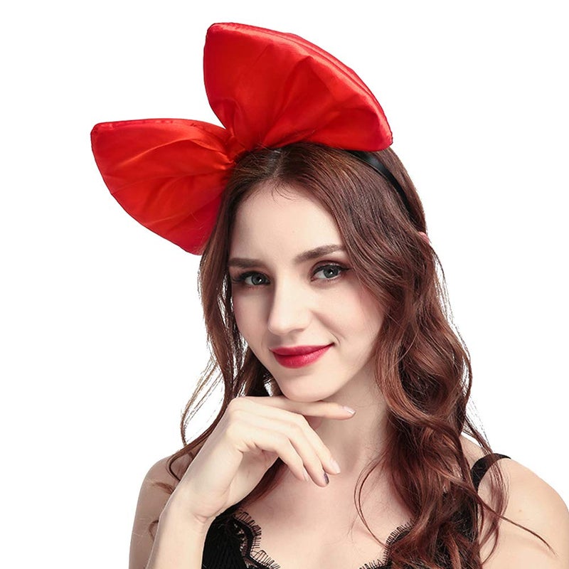 ZTL Women Huge Bow Headband Hairband Hair Hoop Accessories Party Props - Image 3